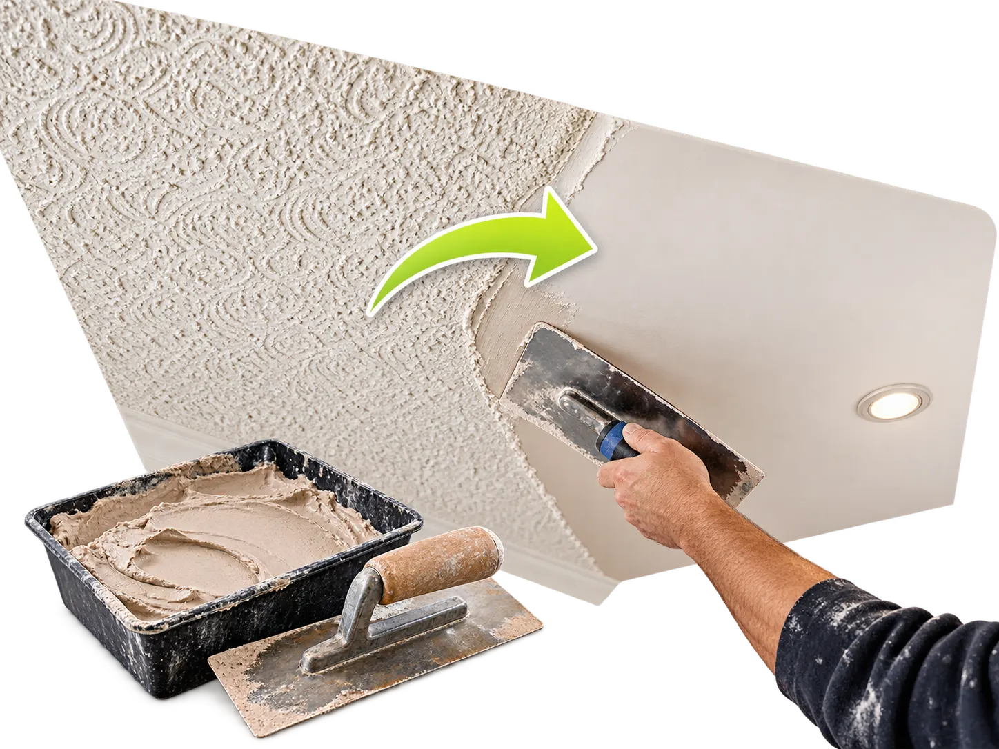 Can You Plaster Over Artex or Textured Ceilings? — advice article image