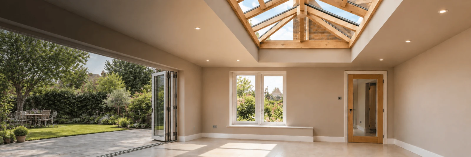 Extension & Roof Lantern Plastering in Hertfordshire