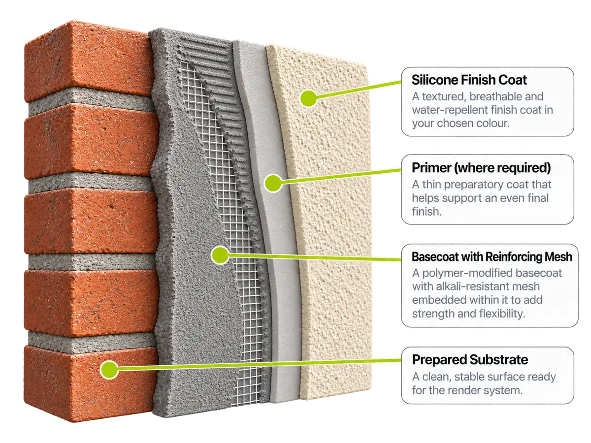 Silicone render system diagram