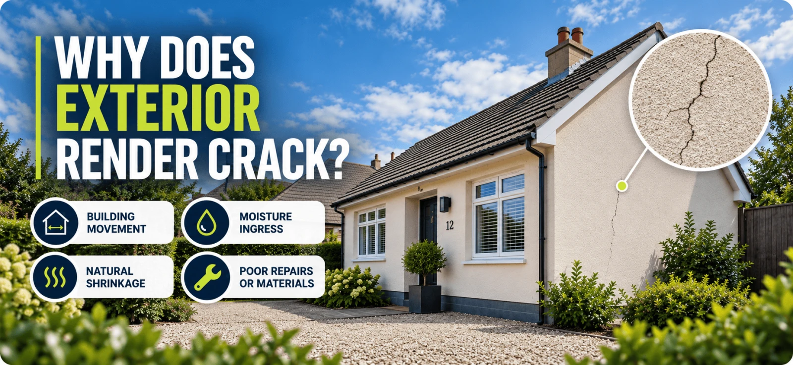 Why does exterior render crack? — article hero image